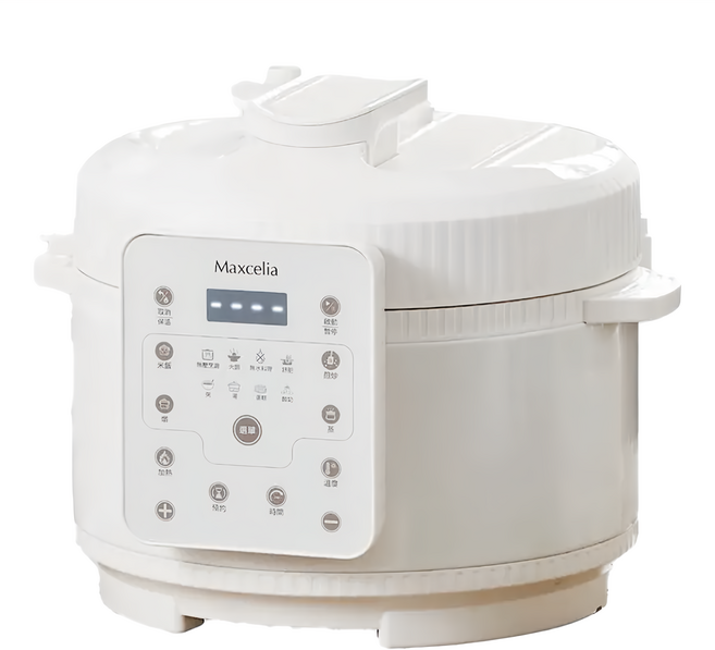 Maxcelia 瑪莎利亞 溫控壓力萬用鍋 12種料理選單, MX-0113EPC, 白色, 3L, 1台