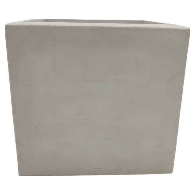 特大方形水泥盆, 煙燻粉, 1個
