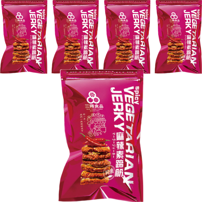 三陽食品 麻辣素蹄筋, 250g, 5包