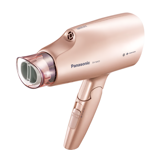 Panasonic 奈米水離子吹風機 1400W, EH-NA55-PN, 粉金