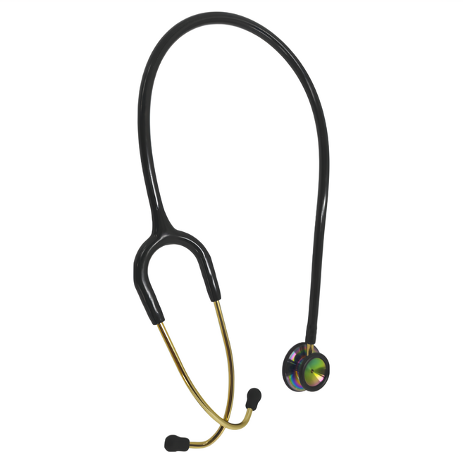 Spirit 精國 主治醫師 雙面聽診器 CK-S601PF/R 2號黑色, 1個