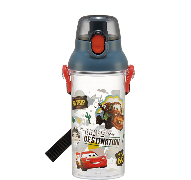 Skater 直飲透明水壺, CARS 麥昆, 480ml, 1個