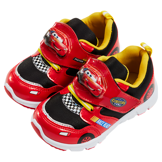 BORUI 柏睿鞋業 兒童款 造型電燈魔鬼氈休閒鞋