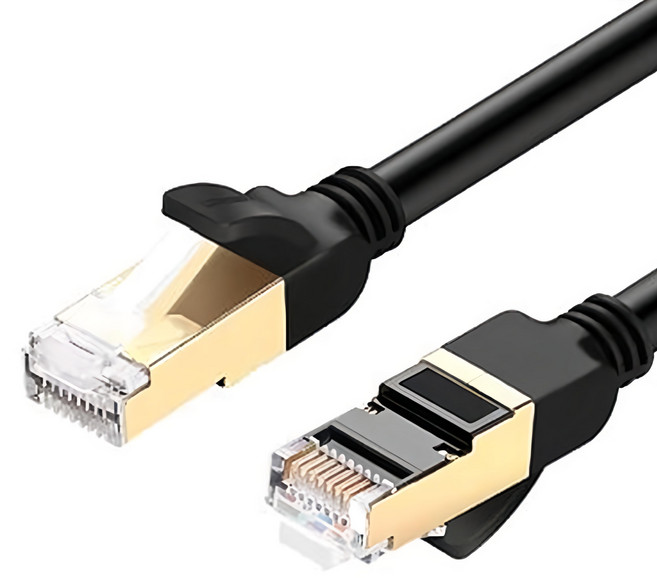 UGREEN 綠聯 CAT7 網路線 FTP版, 3m, 黑色, 1條