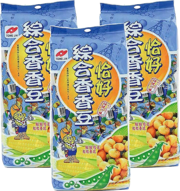TONG JIH 統記食品 恰好綜合豆, 300g, 3袋
