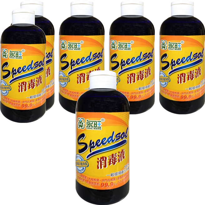 YOUG WANG 永旺 來速松香消毒液, 500ml, 6瓶