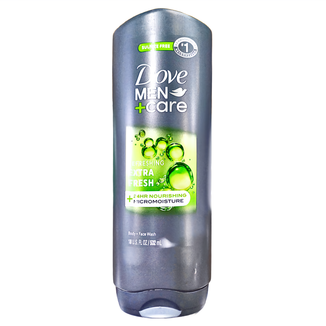 Dove 多芬 男士清爽植物萃取沐浴乳 532ml, 1瓶