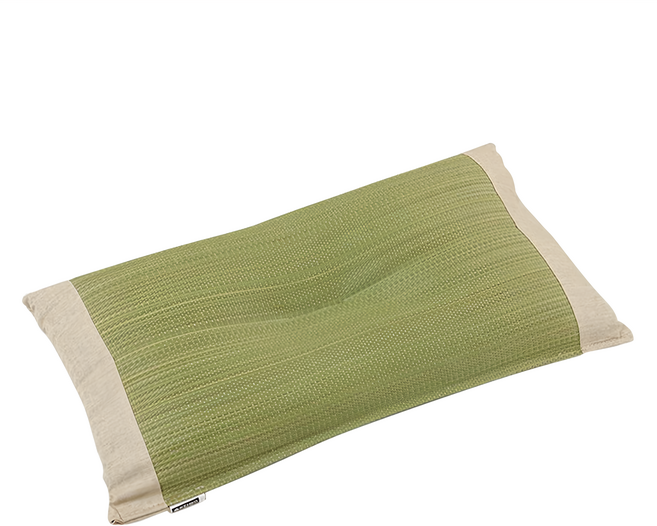 IKEHIKO 日本池彥 日本製天然無染藺草除臭蝶型枕頭 30 × 50cm, 自然色