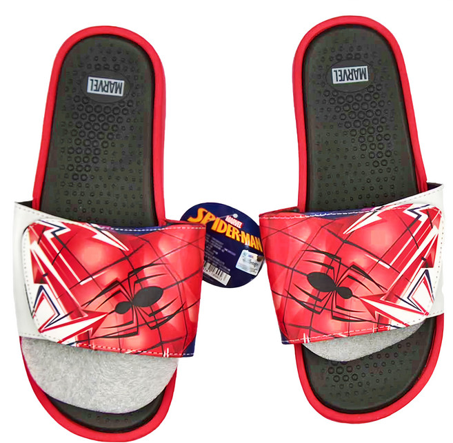 MARVEL 漫威 蜘蛛人舒適拖鞋, 蜘蛛人 紅色, 11號
