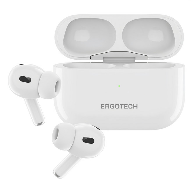 Ergotech 人因科技 純淨音 真無線藍牙耳機 超長續航12小時, BW70 W, 白色