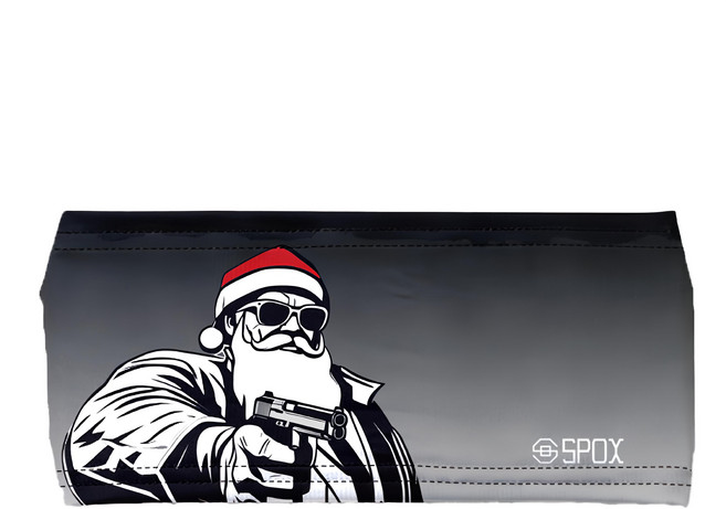 SPOX ORIGINAL LITE 免綁寬版頭帶 神風聖誕小隊-GTA SANTA, 神風聖誕小隊 GTA SANTA 灰色, 1條