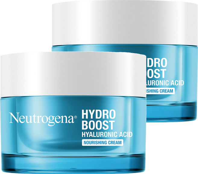 Neutrogena 台灣公司貨 水活保濕無香特潤凝霜, 50g, 2罐