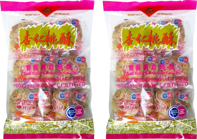 正福堂 杏仁核桃酥, 300g, 2袋