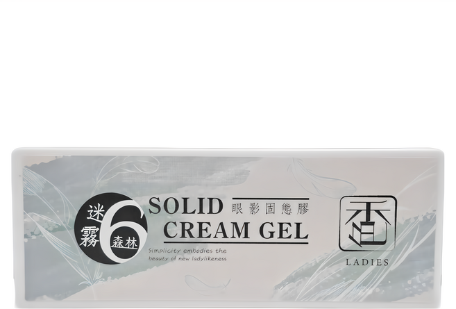 LADIES 香色 固態眼影膠套組 06 6色, 5g, 1組