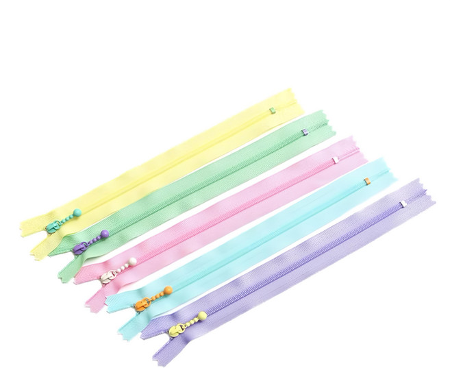 YKK 華可貴 彩色塑鋼拉鍊 20cm 5色, 1包