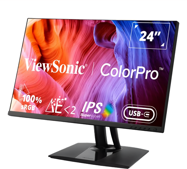 ViewSonic 優派 專業廣色域螢幕 VP2456, 24吋, 1台