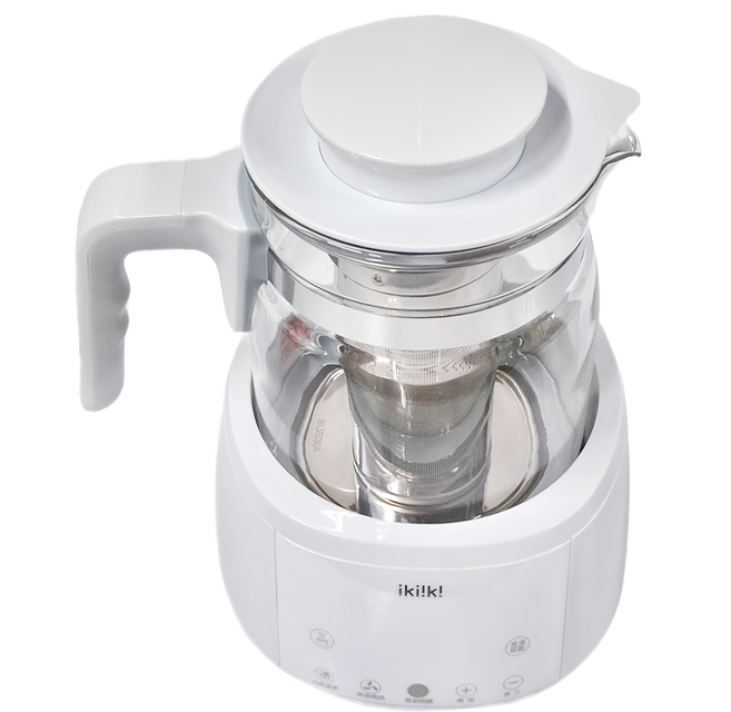 ikiiki 伊崎家電 智能調溫烹煮壺 白色 1.3L, IK-TK4401