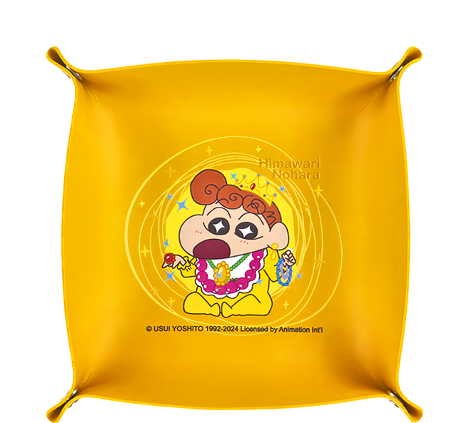 Shinchan 蠟筆小新 皮革收納籃 25x25cm, 小葵, 1個