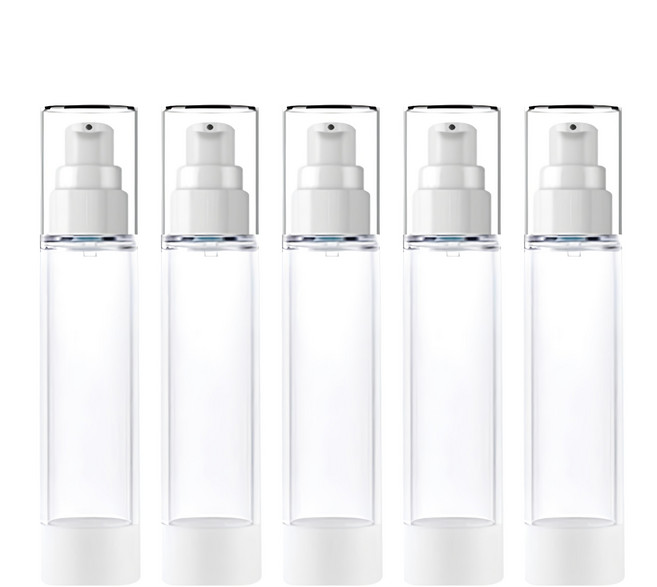 咪咪購物 真空乳液分裝瓶 50ml 5入, Clear, 1件