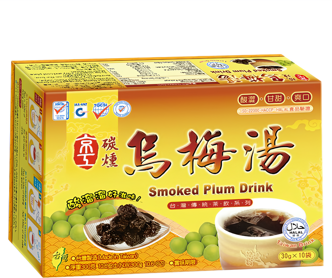 京工 碳燻烏梅湯, 300g, 1盒
