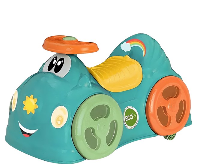 chicco ECO+ 360度旋轉訓練車, 青檸綠, 1個
