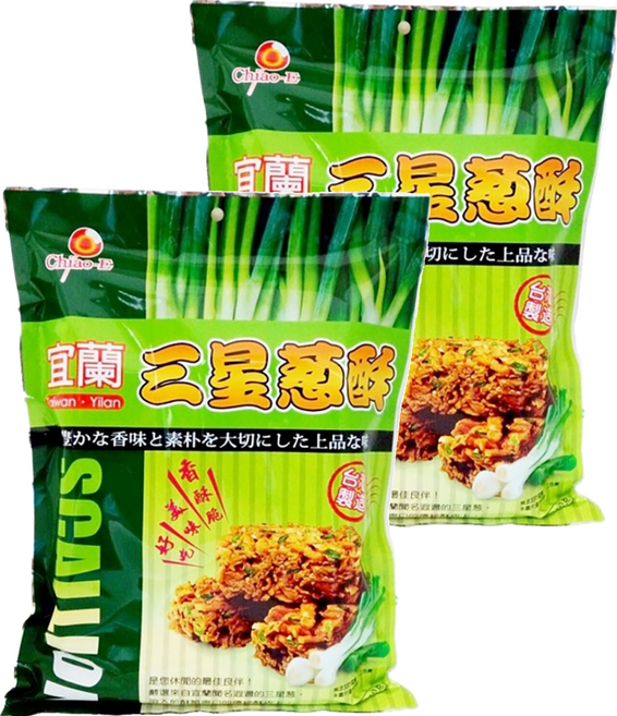 Chiao-E 巧益 宜蘭三星蔥酥, 252g, 2包
