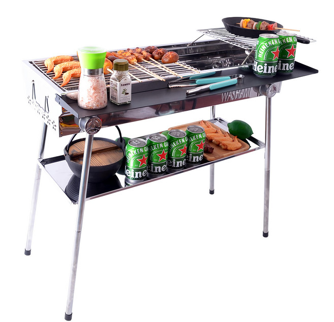 營火旅者 烤肉架 SS304不鏽鋼/升降烤網, 1個