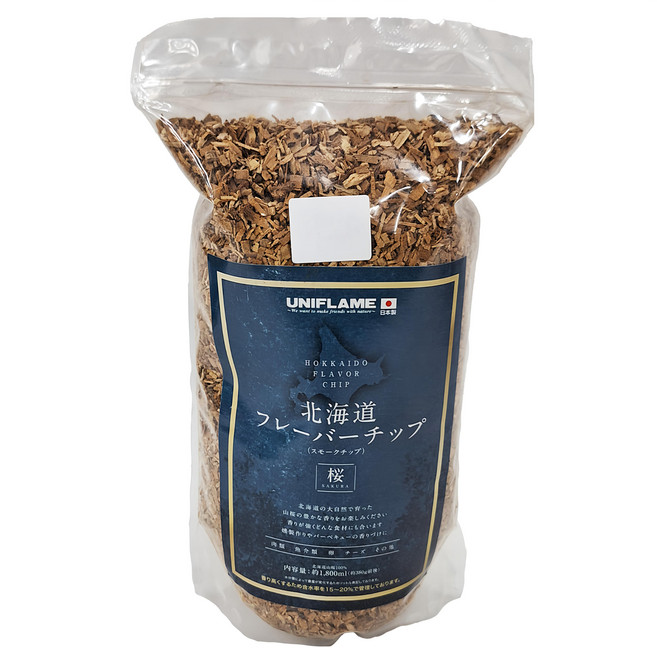 UNIFLAME 北海道山櫻煙燻木 日本產, 1.8L, 1包