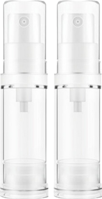 台灣 COSMOS AS乳液真空瓶 5ml, 透明色, 2個