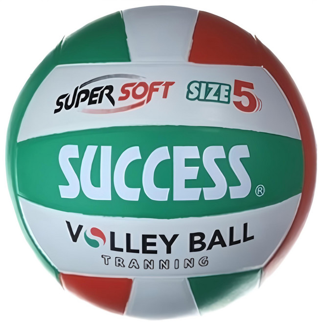 SUCCESS 成功 日式彩色排球 附贈美式球針網, 1顆