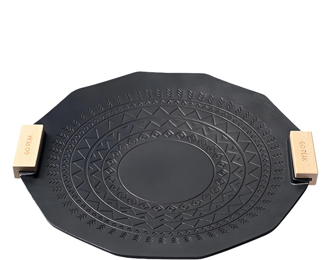 六芒星防燙加厚麥飯石烤盤, 35cm, 1個