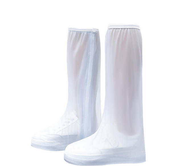 利雨 高筒防雨鞋套 M, 1雙, 白色