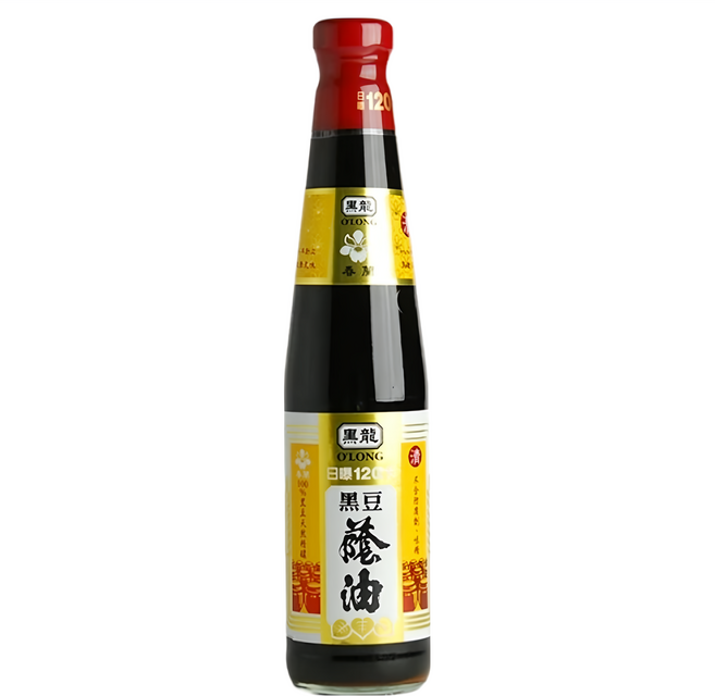 黑龍 春蘭級 黑豆蔭油, 400ml, 1瓶