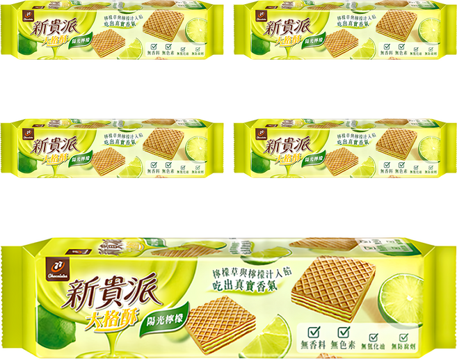 77 新貴派 大格酥 陽光檸檬, 97.2g, 5包