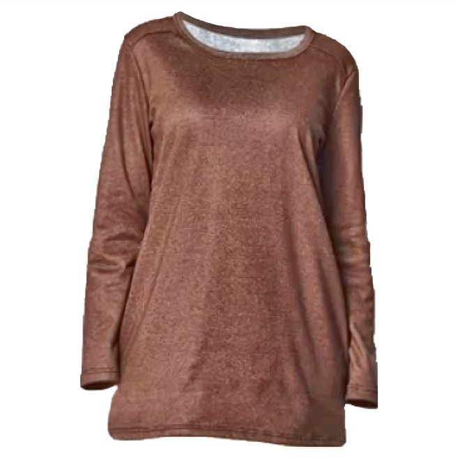 MI MI LEO 舒適素面刷毛衣