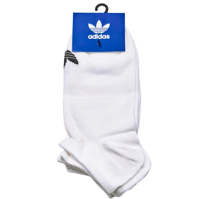 adidas 愛迪達 TREFOIL LINER 運動襪 延續款, 白色, 1組