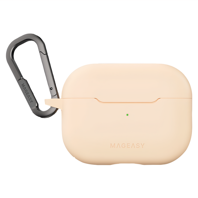 MAGEASY Skin 耳機保護殼, AirPods Pro 1/2, 貝殼粉, 1個