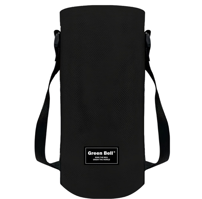 Green Bell 綠貝 背袋式多用水壺束口拉鍊保護套, 顏色隨機, 1個