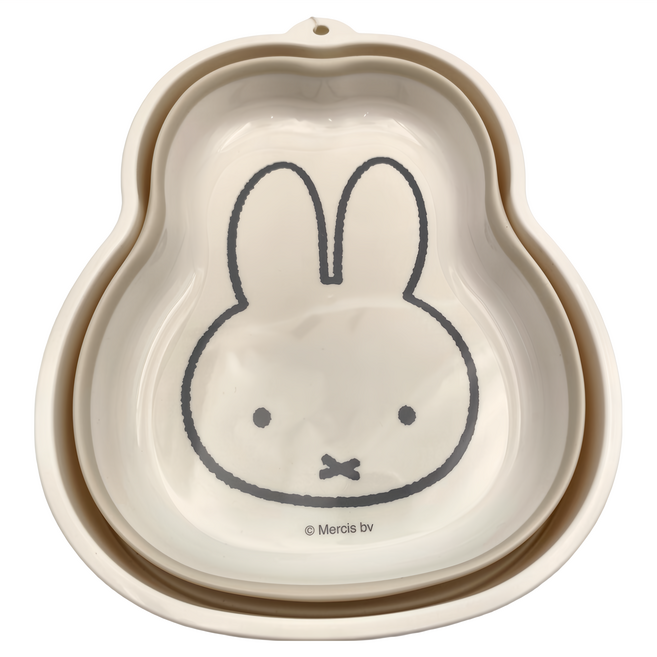 miffy 米飛 折疊桶 5L, 白色, 1個