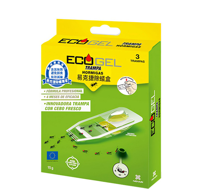 ECOGEL 易克捷 除蟻盒, 15g, 1盒