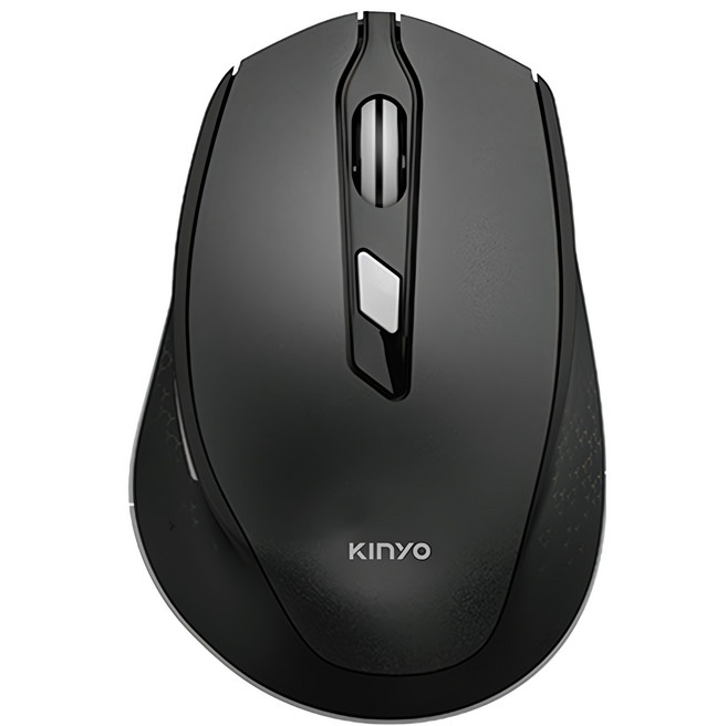 Kinyo 2.4GHz 無線靜音滑鼠, GKM-917, 黑色