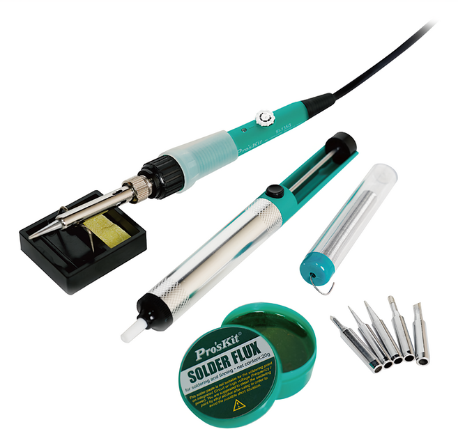 Pro'sKit 寶工 調溫烙鐵工具10件套組 PK-918A, 1組