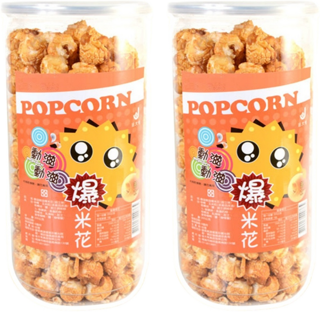 JIN TA YEOU 金大有 動滋動滋爆米花 起司味, 200g, 2罐