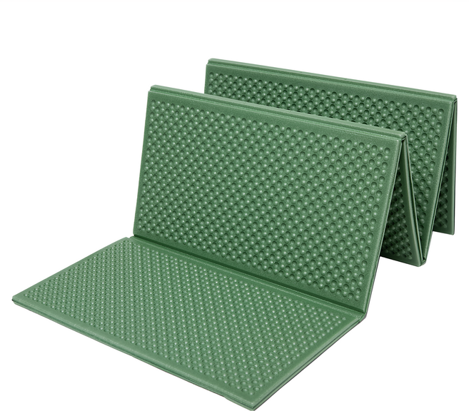 comet 可折疊壓紋野餐墊 附收納袋, 綠色