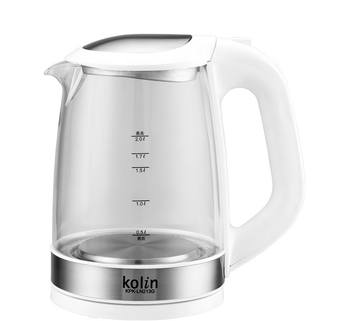 Kolin 歌林 玻璃快煮壺, KPK-LN213G, 2L, 1個