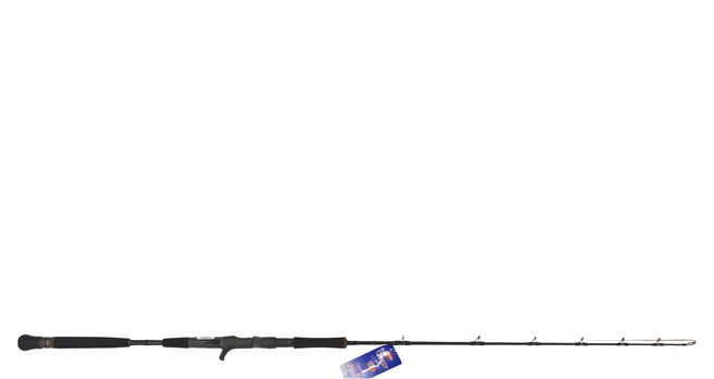 PENN CHAOS Jigging 凱斯鐵板竿 路亞釣竿 K型導環 Fuji輪座 軟硬適中, 黑色