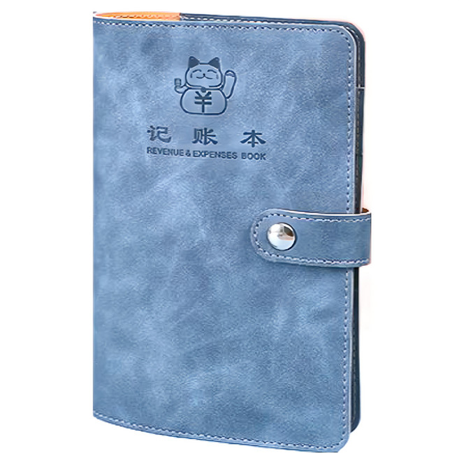 理財收納本 復古青, 1入, 青