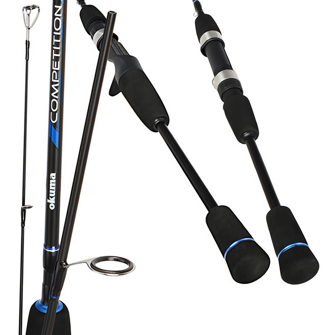 okuma 寶熊釣具 Competition 戰略 路亞竿 釣竿 黑鱸 管池 溪流 小物 海水路亞 遠投 直柄, 黑色