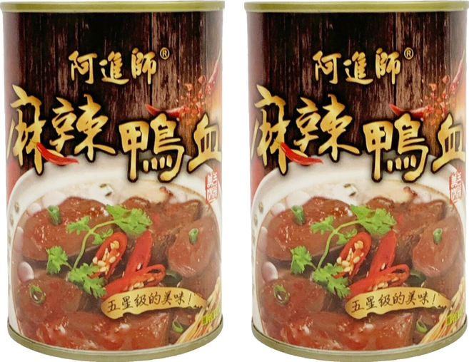 阿進師 麻辣鴨血, 425g, 2罐