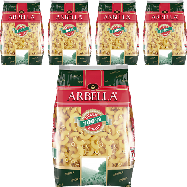 ARBELLA 阿貝拉 彎管麵, 500g, 5包